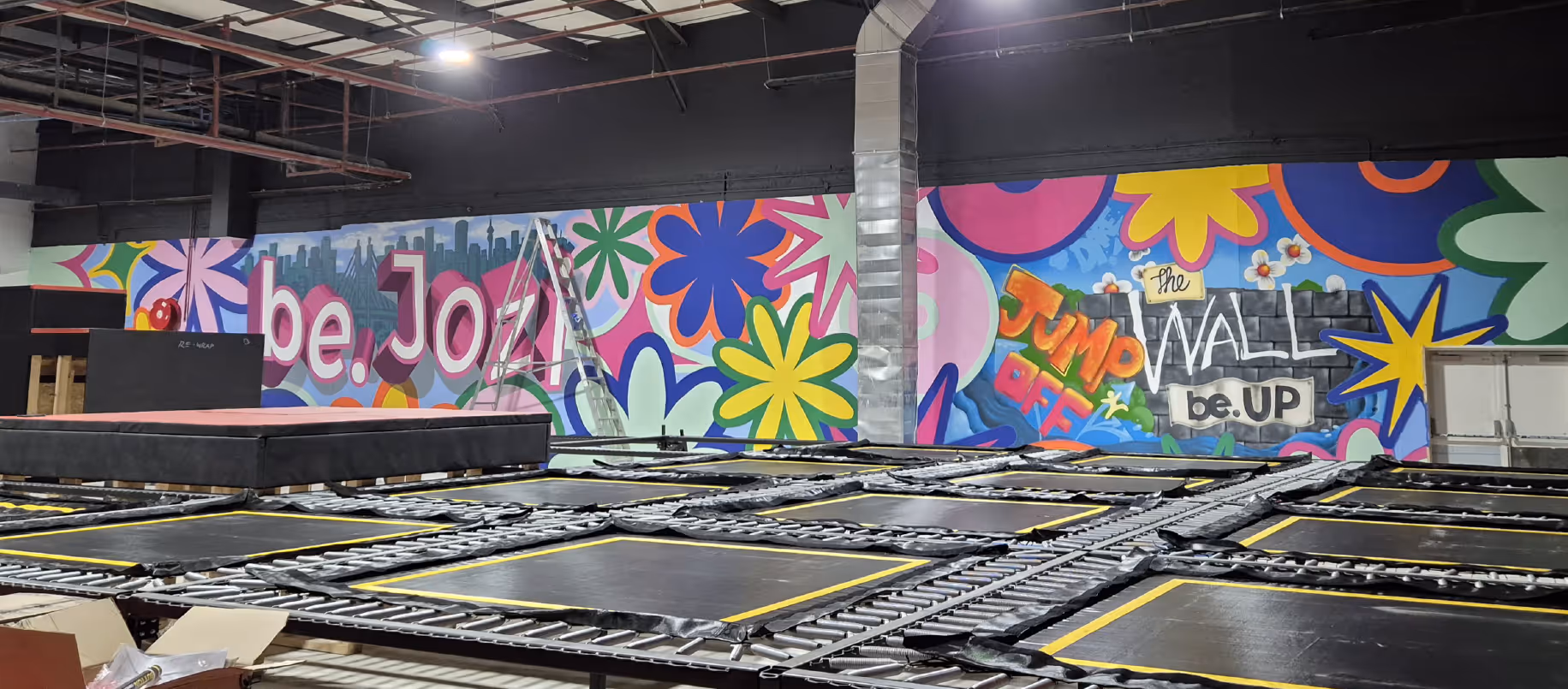 construction inside shop