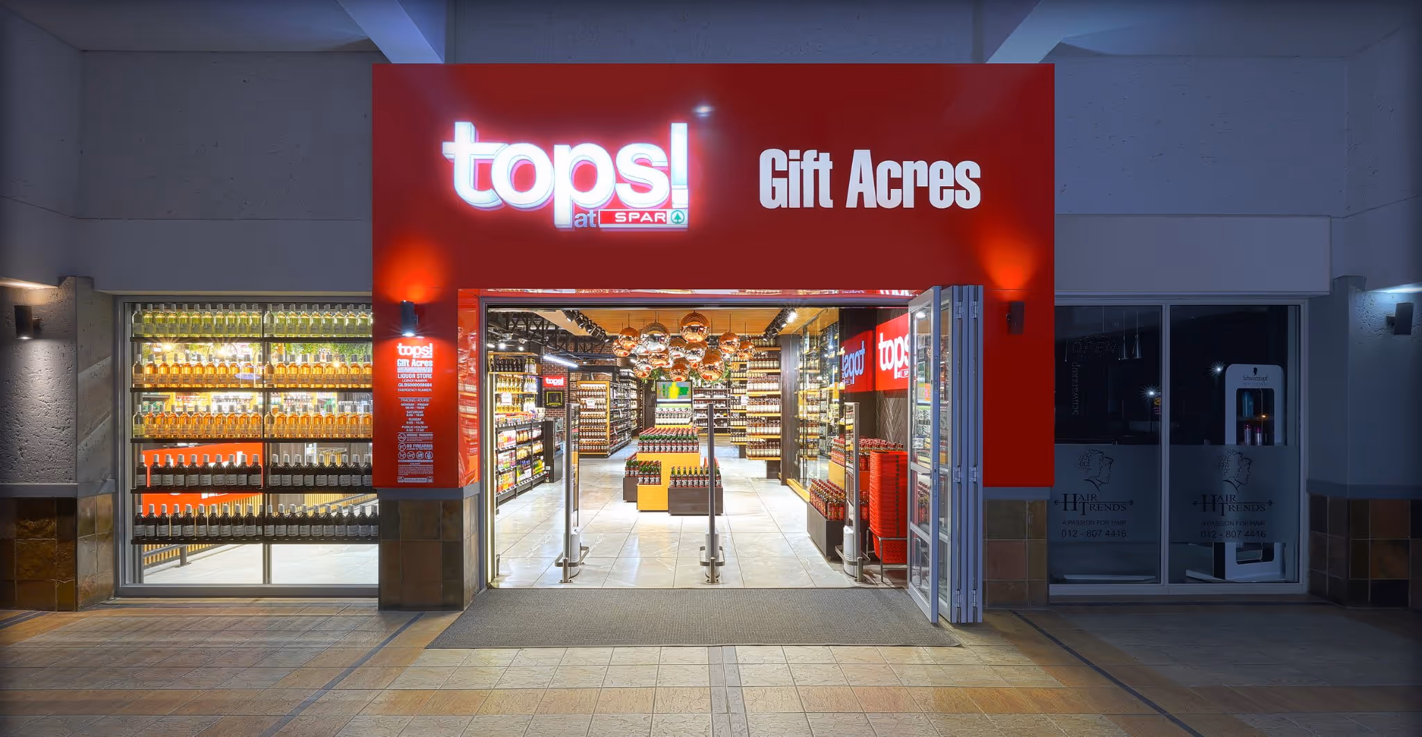 construction inside shop