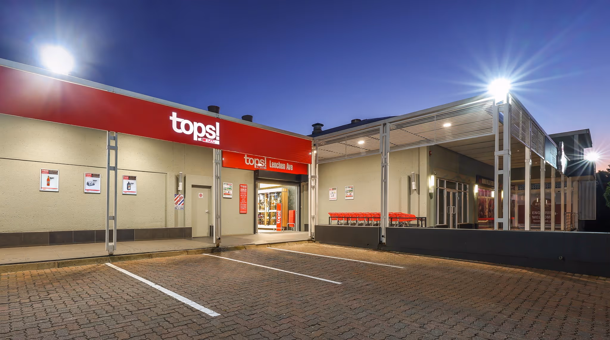 construction inside shop