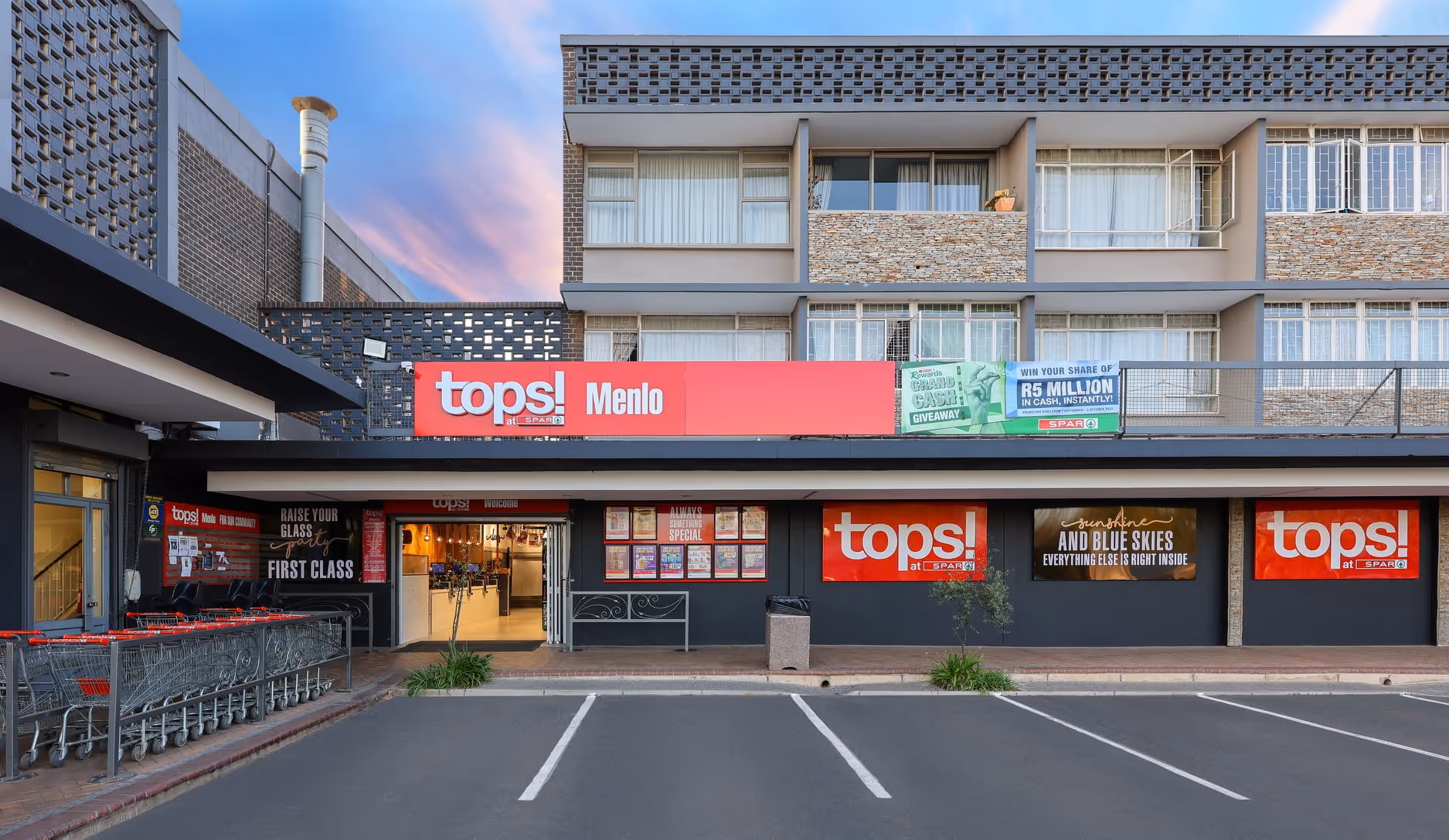 construction inside shop