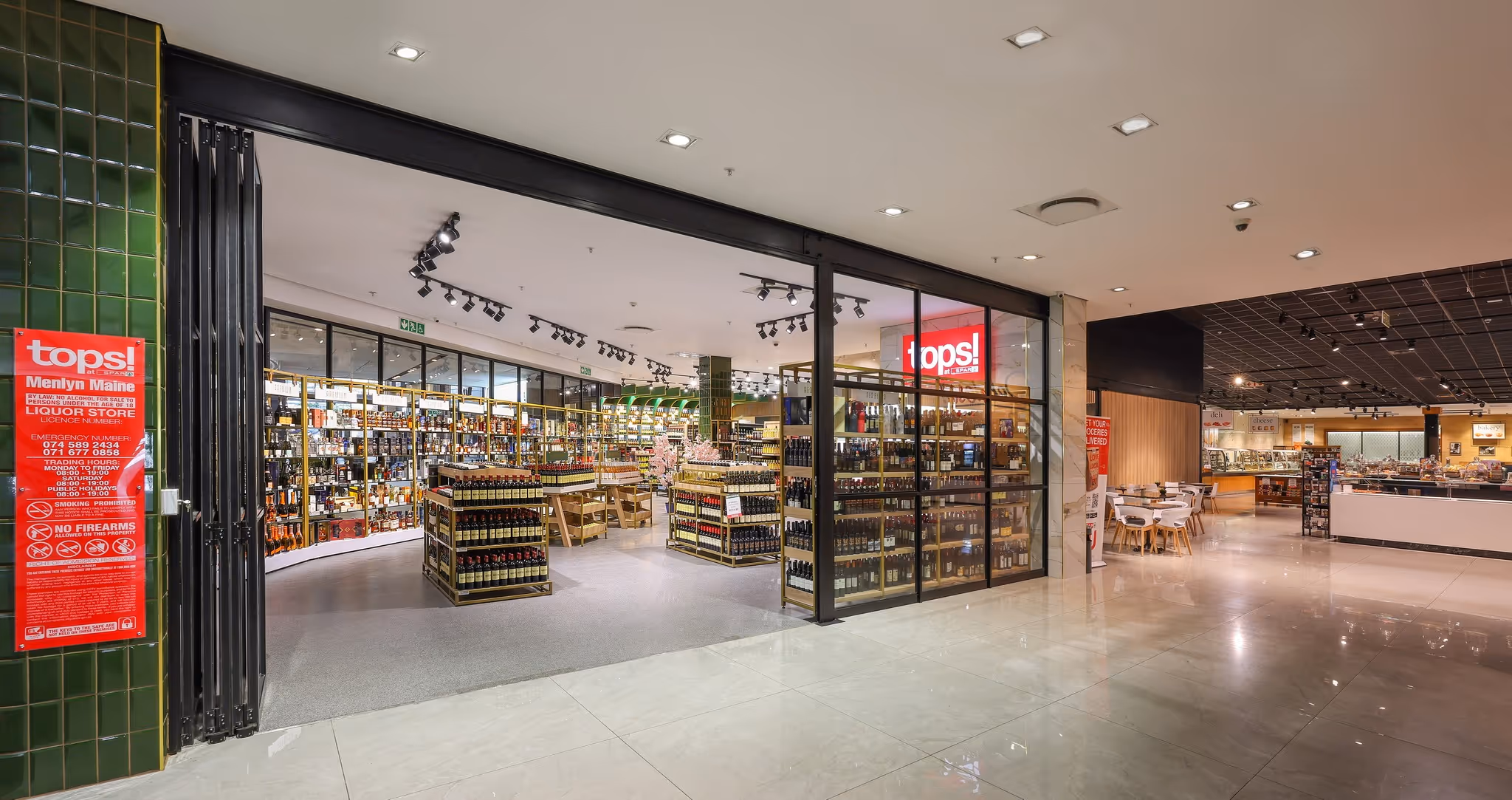 construction inside shop