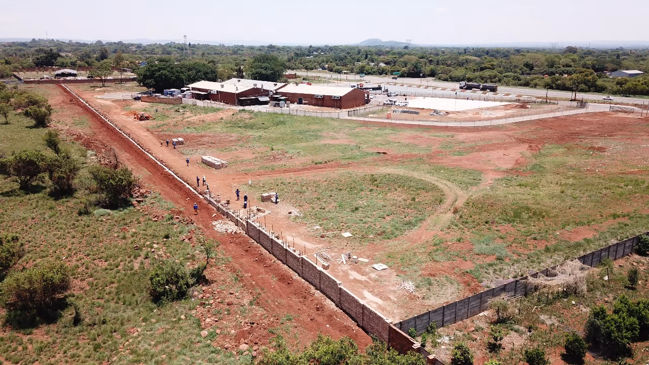construction inside shop